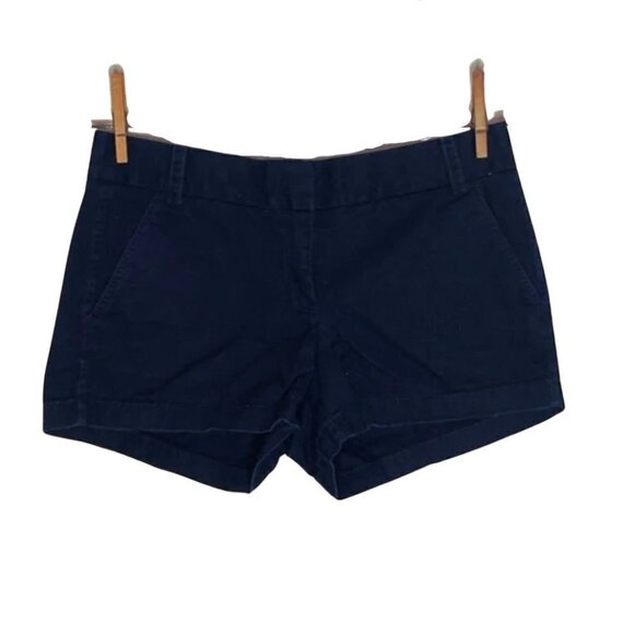 J. Crew Pants - J. Crew Chino Navy Blue Size 6 3" Shorts